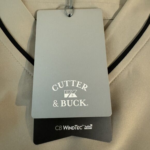 Cutter & Buck CB Windtech XL Sleeveless Pullover Golf Vest Zippered Pockets - Picture 5 of 7